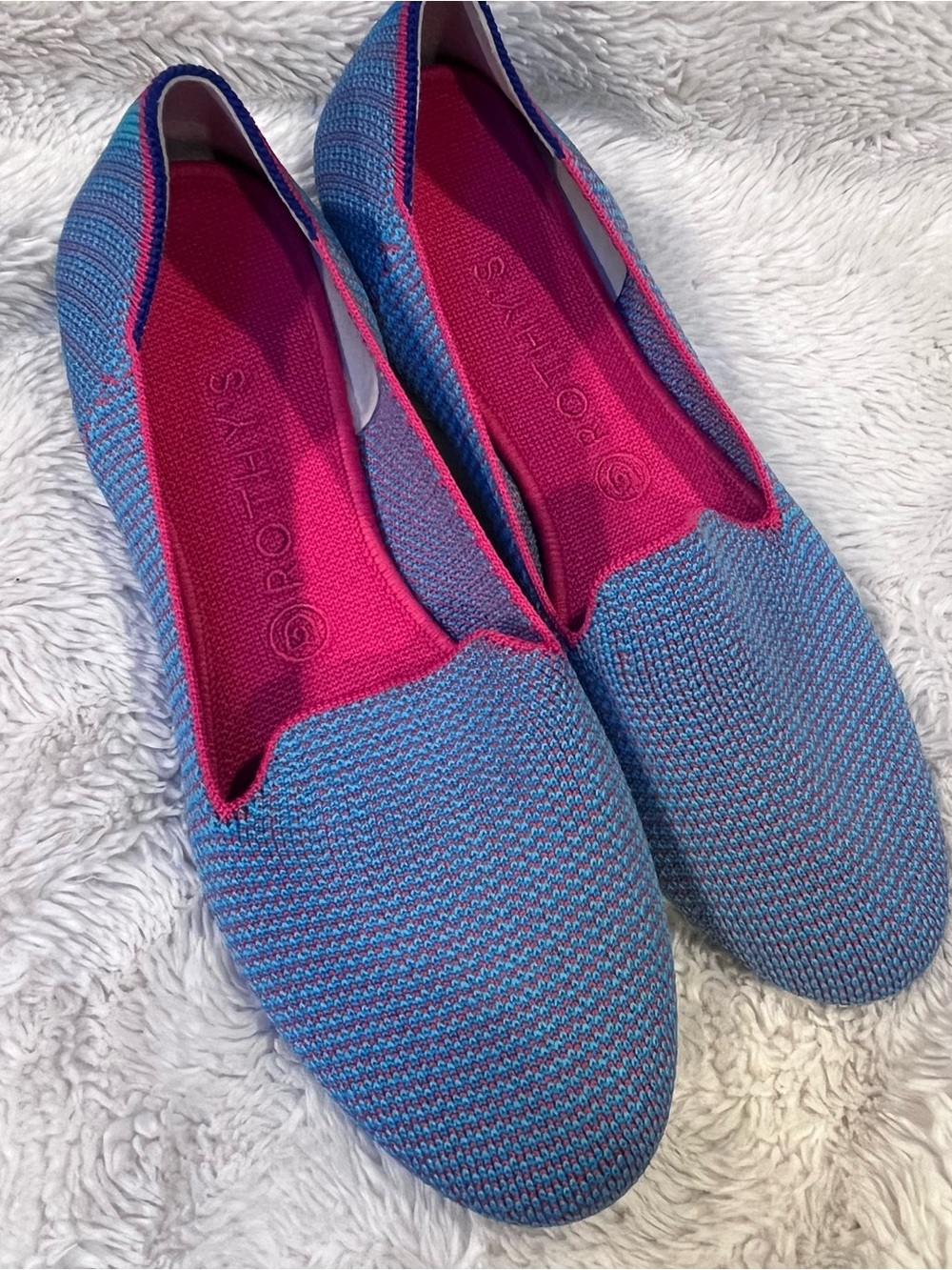 Rothy’s Bluebell Triple Stitch Loafer Flat Size 10 - Picture 5 of 11